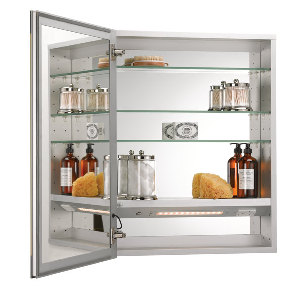 Orren Ellis Twitty Recessed Frameless Medicine with 4